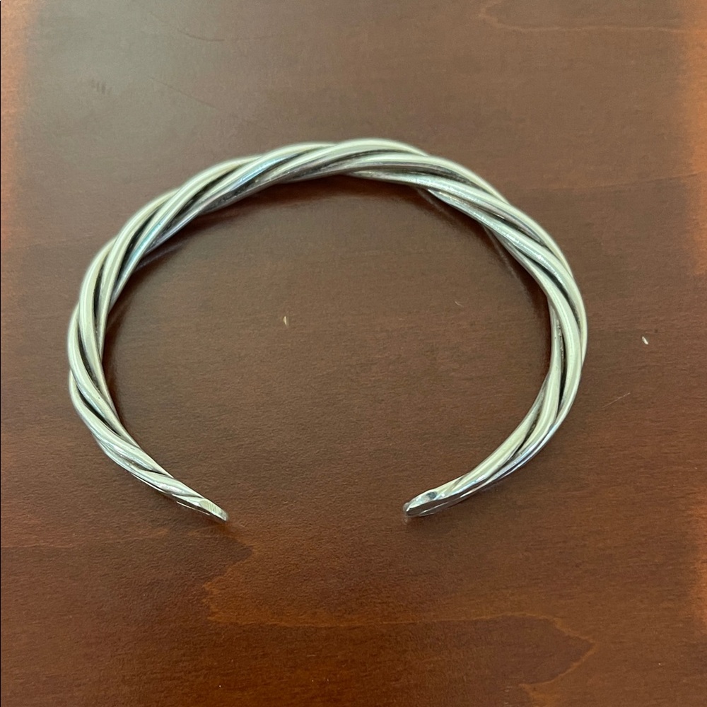 Sterling Silver Twist Cuff Bracelet